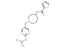 N-(1-{[2-(isopropylamino)-5-pyrimidinyl]methyl}-4-azepanyl)-2-thiophenecarboxamide