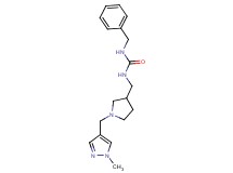 N-benzyl-N'-({1-[(1-methyl-1H-pyrazol-4-yl)methyl]pyrrolidin-3-yl}methyl)urea
