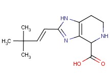 2-[(1E)-3,3-dimethyl-1-buten-1-yl]-4,5,6,7-tetrahydro-1H-imidazo[4,5-c]pyridine-4-carboxylic acid dihydrochloride