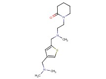 1-{2-[({4-[(dimethylamino)methyl]-2-thienyl}methyl)(methyl)amino]ethyl}piperidin-2-one