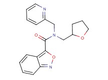 N-(pyridin-2-ylmethyl)-N-(tetrahydrofuran-2-ylmethyl)-2,1-benzisoxazole-3-carboxamide
