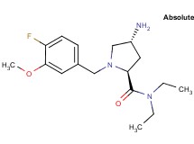 (2S,4R)-4-amino-N,N-diethyl-1-(4-fluoro-3-methoxybenzyl)pyrrolidine-2-carboxamide