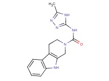 N-(5-methyl-4H-1,2,4-triazol-3-yl)-1,3,4,9-tetrahydro-2H-beta-carboline-2-carboxamide