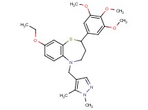 5-[(1,5-dimethyl-1H-pyrazol-4-yl)methyl]-8-ethoxy-2-(3,4,5-trimethoxyphenyl)-2,3,4,5-tetrahydro-1,5-benzothiazepine