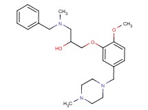 1-[benzyl(methyl)amino]-3-{2-methoxy-5-[(4-methyl-1-piperazinyl)methyl]phenoxy}-2-propanol