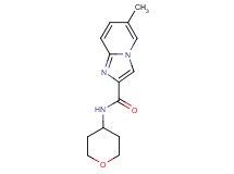 6-methyl-N-(tetrahydro-2H-pyran-4-yl)imidazo[1,2-a]pyridine-2-carboxamide