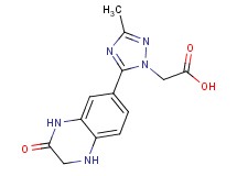 [3-methyl-5-(3-oxo-1,2,3,4-tetrahydroquinoxalin-6-yl)-1H-1,2,4-triazol-1-yl]acetic acid