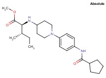 methyl N-(1-{4-[(cyclopentylcarbonyl)amino]phenyl}-4-piperidinyl)-L-isoleucinate
