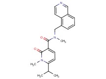 6-isopropyl-N-(5-isoquinolinylmethyl)-N,1-dimethyl-2-oxo-1,2-dihydro-3-pyridinecarboxamide