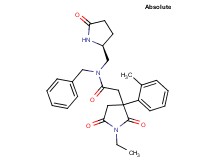 N-benzyl-2-[1-ethyl-3-(2-methylphenyl)-2,5-dioxo-3-pyrrolidinyl]-N-{[(2S)-5-oxo-2-pyrrolidinyl]methyl}acetamide