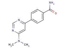 4-[6-(dimethylamino)pyrimidin-4-yl]benzamide