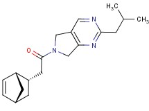 6-[(1S*,2S*,4S*)-bicyclo[2.2.1]hept-5-en-2-ylacetyl]-2-isobutyl-6,7-dihydro-5H-pyrrolo[3,4-d]pyrimidine