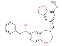 1-{4-[(7-methoxy-1,3-benzodioxol-5-yl)methyl]-2,3,4,5-tetrahydro-1,4-benzoxazepin-7-yl}-2-phenylethanol