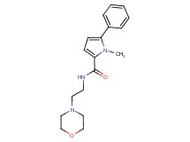 1-methyl-N-(2-morpholin-4-ylethyl)-5-phenyl-1H-pyrrole-2-carboxamide
