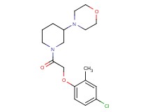 4-{1-[(4-chloro-2-methylphenoxy)acetyl]-3-piperidinyl}morpholine