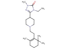 4-ethyl-2-methyl-5-{1-[2-(2,6,6-trimethylcyclohex-1-en-1-yl)ethyl]piperidin-4-yl}-2,4-dihydro-3H-1,2,4-triazol-3-one
