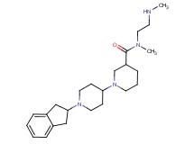 1'-(2,3-dihydro-1H-inden-2-yl)-N-methyl-N-[2-(methylamino)ethyl]-1,4'-bipiperidine-3-carboxamide dihydrochloride