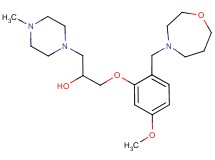 1-[5-methoxy-2-(1,4-oxazepan-4-ylmethyl)phenoxy]-3-(4-methylpiperazin-1-yl)propan-2-ol