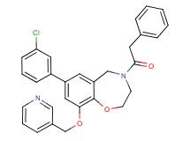 7-(3-chlorophenyl)-4-(phenylacetyl)-9-(3-pyridinylmethoxy)-2,3,4,5-tetrahydro-1,4-benzoxazepine
