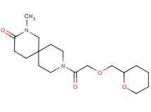 2-methyl-9-[(tetrahydro-2H-pyran-2-ylmethoxy)acetyl]-2,9-diazaspiro[5.5]undecan-3-one