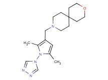 9-{[2,5-dimethyl-1-(4H-1,2,4-triazol-4-yl)-1H-pyrrol-3-yl]methyl}-3-oxa-9-azaspiro[5.5]undecane