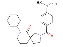 7-cyclohexyl-2-[4-(dimethylamino)benzoyl]-2,7-diazaspiro[4.5]decan-6-one