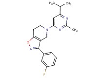 3-(3-fluorophenyl)-5-(6-isopropyl-2-methylpyrimidin-4-yl)-4,5,6,7-tetrahydroisoxazolo[4,5-c]pyridine