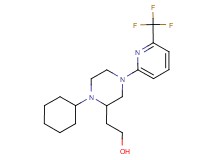 2-{1-cyclohexyl-4-[6-(trifluoromethyl)-2-pyridinyl]-2-piperazinyl}ethanol