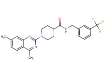 1-(4,7-dimethyl-2-quinazolinyl)-N-[3-(trifluoromethyl)benzyl]-4-piperidinecarboxamide