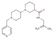 N-(2-methyl-2-propen-1-yl)-1'-(4-pyridinylmethyl)-1,4'-bipiperidine-3-carboxamide