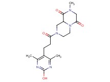 8-[3-(2-hydroxy-4,6-dimethylpyrimidin-5-yl)propanoyl]-2-methyltetrahydro-2H-pyrazino[1,2-a]pyrazine-1,4(3H,6H)-dione