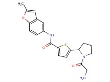 5-(1-glycyl-2-pyrrolidinyl)-N-(2-methyl-1-benzofuran-5-yl)-2-thiophenecarboxamide