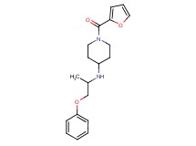 1-(2-furoyl)-N-(1-methyl-2-phenoxyethyl)piperidin-4-amine