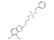 N-benzyl-N'-[3-(4,5-dimethyl-1H-benzimidazol-2-yl)propyl]sulfamide