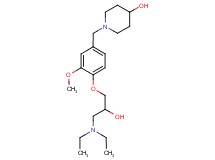 1-{4-[3-(diethylamino)-2-hydroxypropoxy]-3-methoxybenzyl}piperidin-4-ol