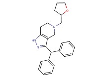 3-(diphenylmethyl)-5-(tetrahydrofuran-2-ylmethyl)-4,5,6,7-tetrahydro-1H-pyrazolo[4,3-c]pyridine
