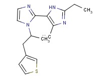 2'-ethyl-5'-methyl-1-[1-methyl-2-(3-thienyl)ethyl]-1H,3'H-2,4'-biimidazole