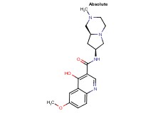 4-hydroxy-6-methoxy-N-[(7S,8aS)-2-methyloctahydropyrrolo[1,2-a]pyrazin-7-yl]-3-quinolinecarboxamide
