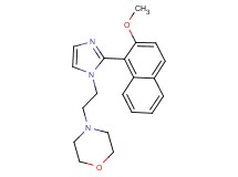 4-{2-[2-(2-methoxy-1-naphthyl)-1H-imidazol-1-yl]ethyl}morpholine