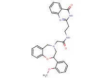 2-[2-(2-methoxyphenyl)-2,3-dihydro-1,4-benzoxazepin-4(5H)-yl]-N-[2-(4-oxo-3,4-dihydro-2-quinazolinyl)ethyl]acetamide