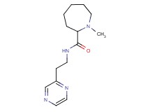 1-methyl-N-[2-(2-pyrazinyl)ethyl]-2-azepanecarboxamide