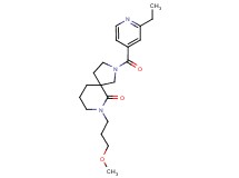 2-(2-ethylisonicotinoyl)-7-(3-methoxypropyl)-2,7-diazaspiro[4.5]decan-6-one
