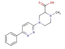 1-methyl-4-(6-phenylpyridazin-3-yl)piperazine-2-carboxylic acid
