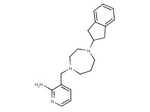 3-{[4-(2,3-dihydro-1H-inden-2-yl)-1,4-diazepan-1-yl]methyl}-2-pyridinamine
