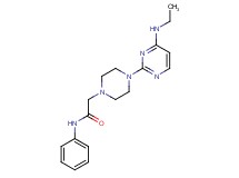 2-{4-[4-(ethylamino)pyrimidin-2-yl]piperazin-1-yl}-N-phenylacetamide