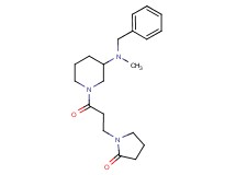 1-(3-{3-[benzyl(methyl)amino]-1-piperidinyl}-3-oxopropyl)-2-pyrrolidinone