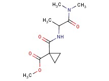 methyl 1-({[2-(dimethylamino)-1-methyl-2-oxoethyl]amino}carbonyl)cyclopropanecarboxylate