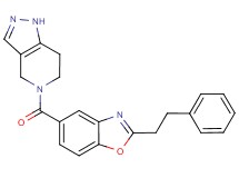 5-{[2-(2-phenylethyl)-1,3-benzoxazol-5-yl]carbonyl}-4,5,6,7-tetrahydro-1H-pyrazolo[4,3-c]pyridine