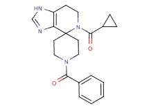 1'-benzoyl-5-(cyclopropylcarbonyl)-1,5,6,7-tetrahydrospiro[imidazo[4,5-c]pyridine-4,4'-piperidine]