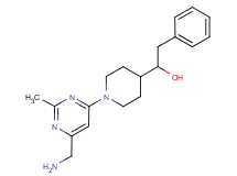 1-{1-[6-(aminomethyl)-2-methylpyrimidin-4-yl]piperidin-4-yl}-2-phenylethanol